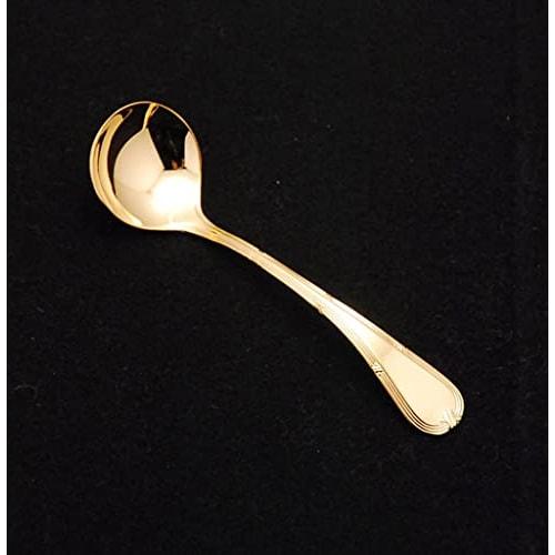 Eve-mode TRIO 18-8 Largo Sugar Ladle, Gold-Plated Finish