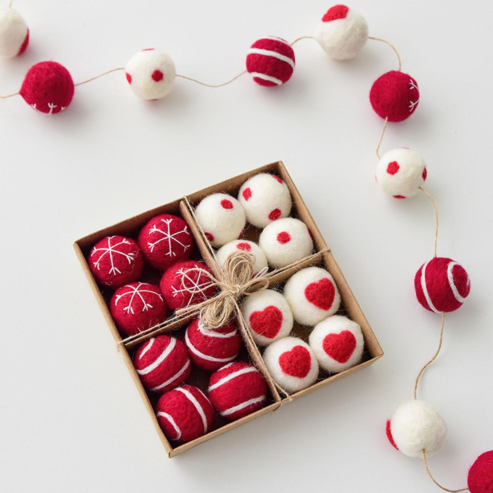 

16 шт. Рождественские шары, подвески, креативные елочные украшения для