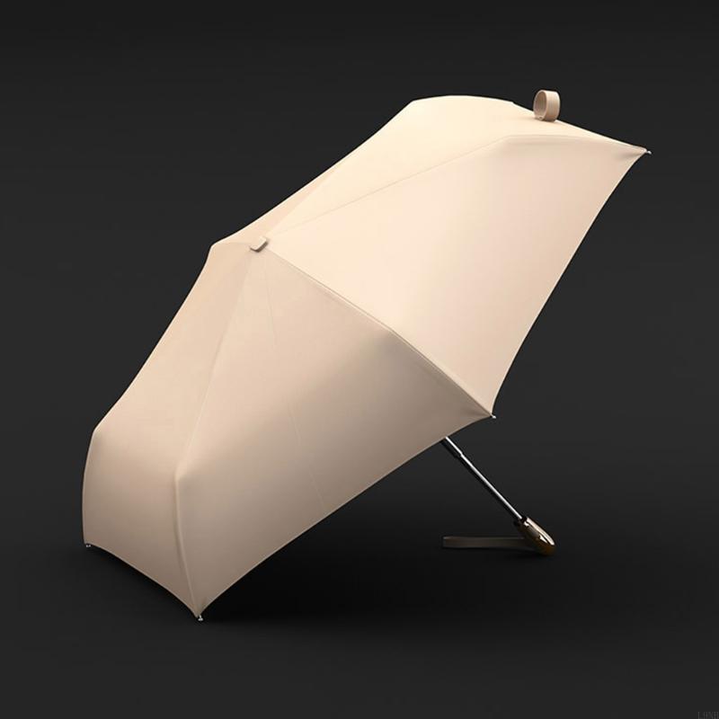  Automatic Folding Umbrella Flat Ultralight Travel for Sun Umbrella 6 Ribs Parasol for Adults Women Men Outdoor Portable