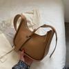 Versatile Retro Women's Shoulder Bags Fashiable Solid Color Crossbody Bag For Women Daily Commuting