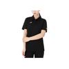 Under Armour Casual Sports Breathable Solid Color Short Sleeve Polo Shirt Women Tops Black 21500543-001
