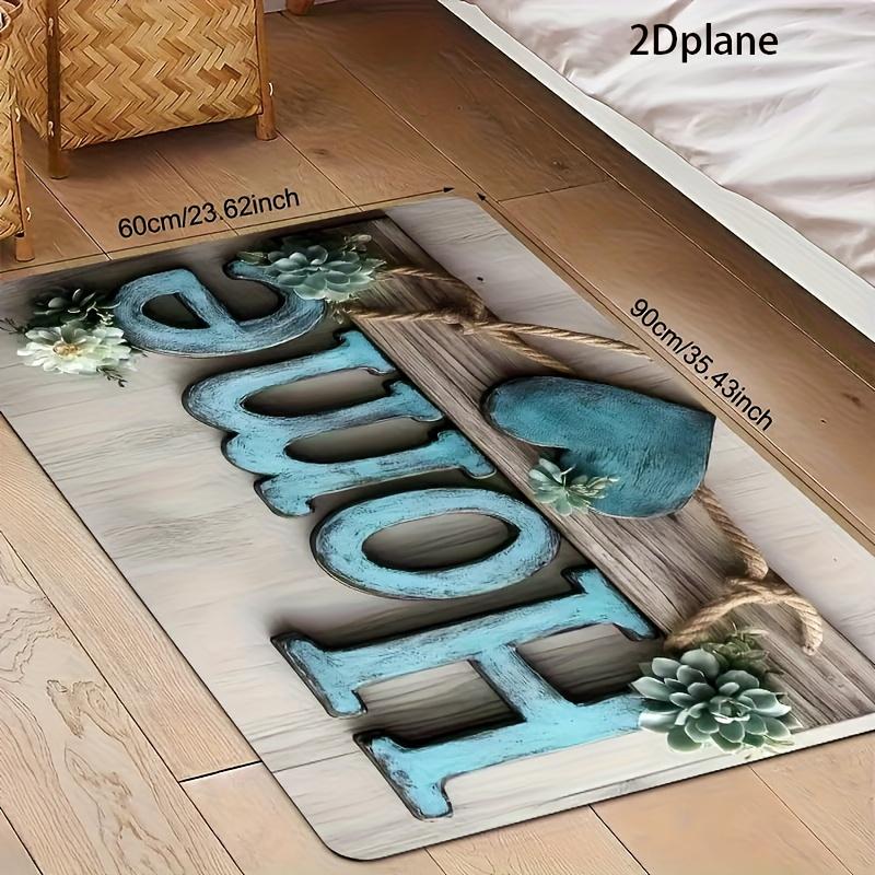 1pc Welcome Mat, Suitable for Entryway, Bedroom, Kitchen, and Bathroom Multi-Use Decorative Floor Mat, Best for Christmas