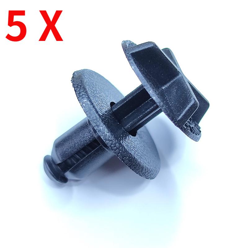 Nylon Battery Cover and Cowl Panel Clip Fasteners for Land Rover Range Rover Discovery Sport Evoque OE LR024316 Auto Clips 5 pieces