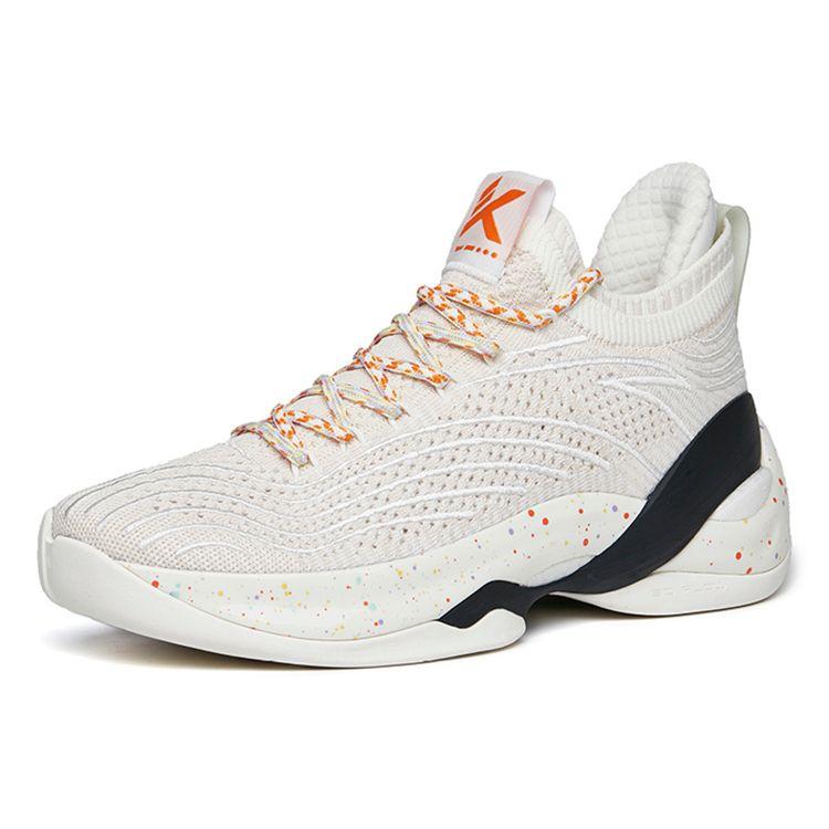 Anta Klay Thompson KT7 Low Easter Men Sneakers White Orange Black 112221102-3