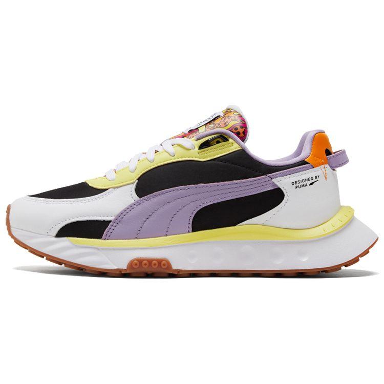 Puma Wild Rider Romero Britto Unisex White Limelight Gum 38109701 EU 35.5