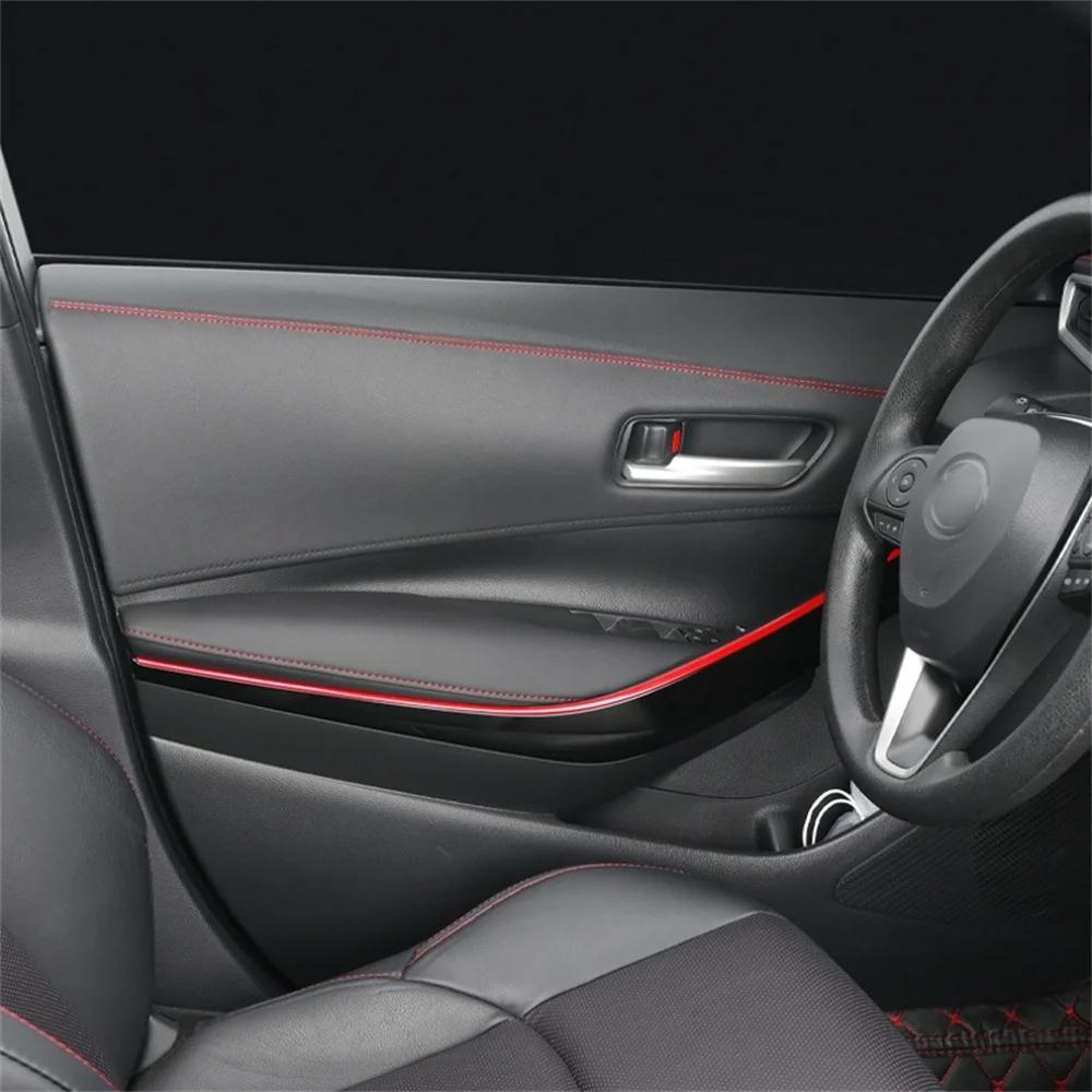 Self-adhesive Moulding Trim Car Interior Styling Dashboard PU Leather Decoration Line DIY Braid Strip Car Decoration