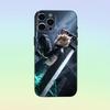 F-Final F-Fantasy V-VII Cloud Phone Case For iPhone 17, 16,15,14,13,12,11, Others Soft Silicone Black Cover