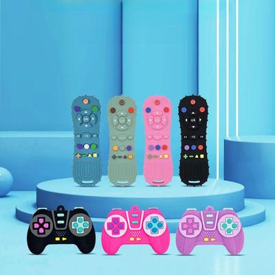 Baby TV Remote Control Teether Silicone Baby Anti-Eating Gloves Pacifier Bracelet Teething Stick Biting Toy Baby Care Accesorios