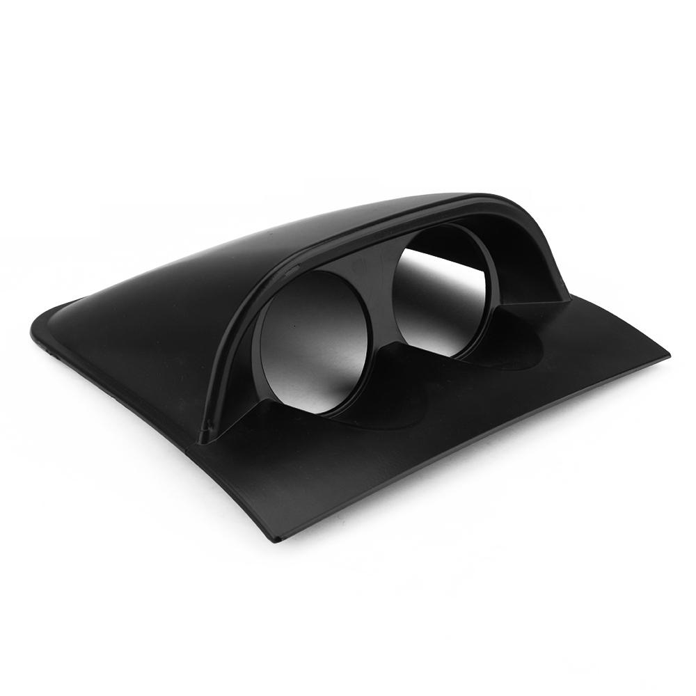 Universal 2 inch 52mm dash board dual Triple gauge pod black carbon Fiber color Gauge Pod Mount Holder dual gauge black