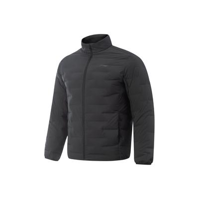 Fitness Series Slim Fit Stand Collar Logo Down Jacket Men Outerwear AYMV219-3