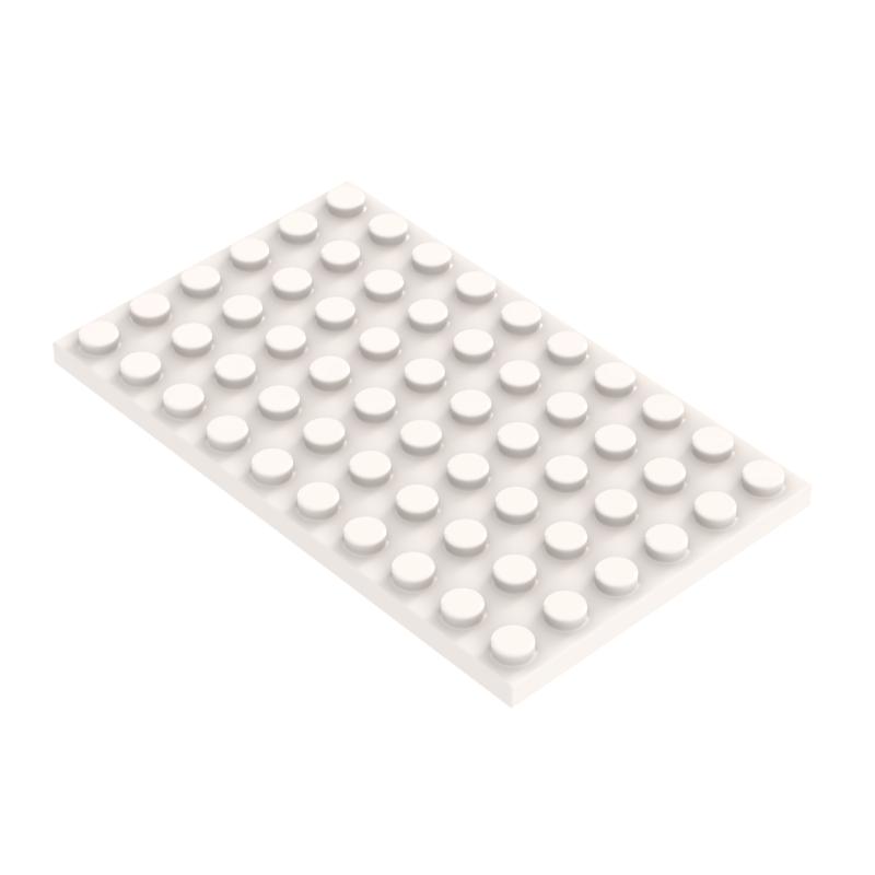Superior-Grade Moc Top-Grade Small Premium-Quality Particle Premium-Quality Building-Set High-Standard Bricks First-Class 6X10 High-Standard Pieces 3PCS белый