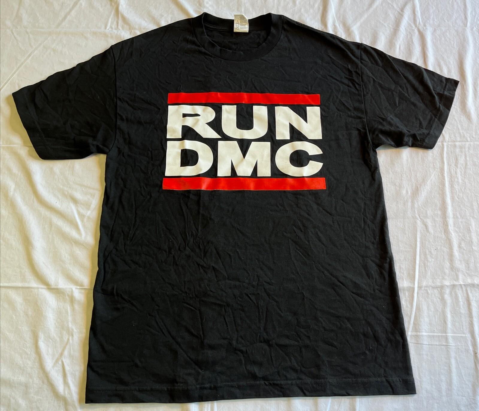 Run DMC Large Alstyle Shirt Black Classic Logo XL