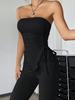 Sexy Streetwear Fashion Set Women's Spring Summer New Arrivals Off-Shoulder Top & Pants Two Piece Outfit