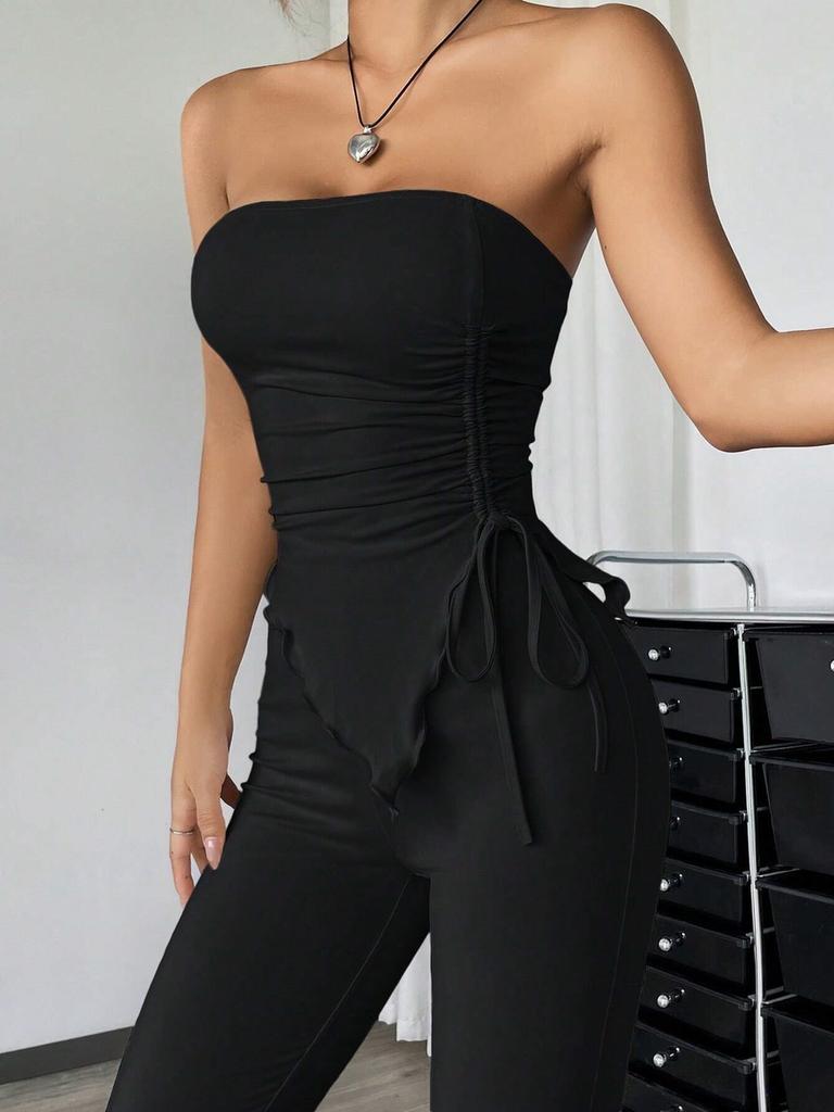 Sexy Streetwear Fashion Set Women's Spring Summer New Arrivals Off-Shoulder Top & Pants Two Piece Outfit
