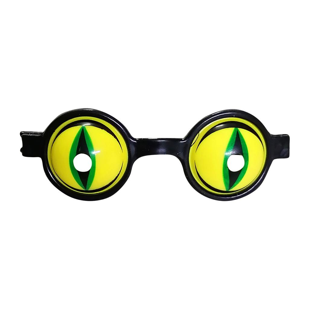 Halloween Eyeball Glasses Horror Glasses Eye Plastic Glasses Halloween Prom Party Makeup Costumes Props Party Supplies Gifts