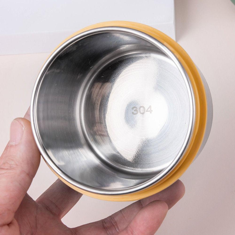 Portable Stainless Steel Lunch Box Leak-Proof Thermal Soup Container Vacuum Cup  Office Lunch