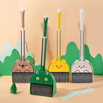 Kinder Reinigungsbürste Set Cartoon Tierform Kleinkind Besen Kehrschaufel Set Kinder Reinigungsspielzeug