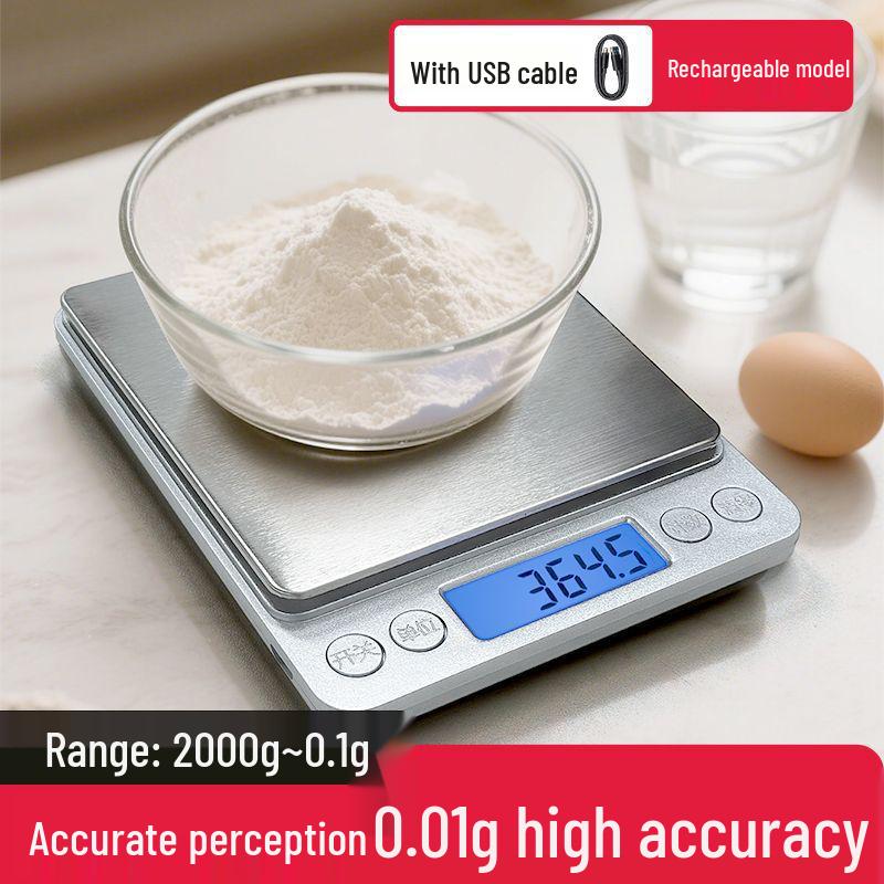 Köksvåg med hög precision för bakning och matlagning