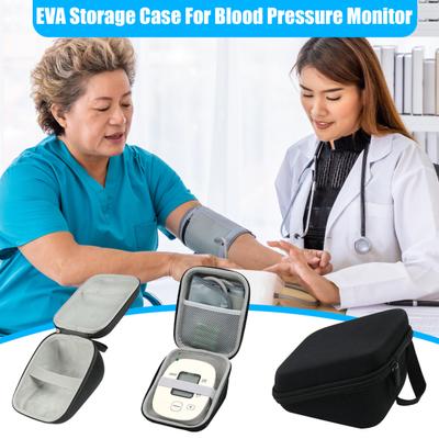Custodia Rigida da Trasporto Grande Capacità Chiusura a Cerniera Antiurto Monitor della Pressione Sanguigna Borsa Organizer Portatile con Manico