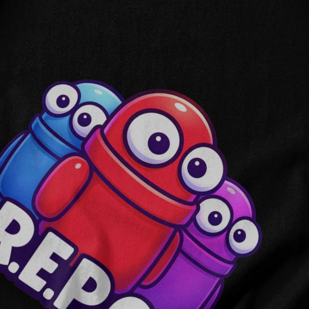 Men T Shirt REPO Game Funny Gifts Cotton Y2K Graphic Crewneck Unisex Tops T Shirts