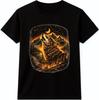 Wolf T Shirt Howling Wolf Mountain Moon Nature Wildlife Graphic Tee
