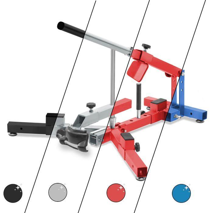 Montážní stojan na motocykl - ConStands MD4 - Červený - Kompatibilní 12-21 palců - Robustní konstrukce