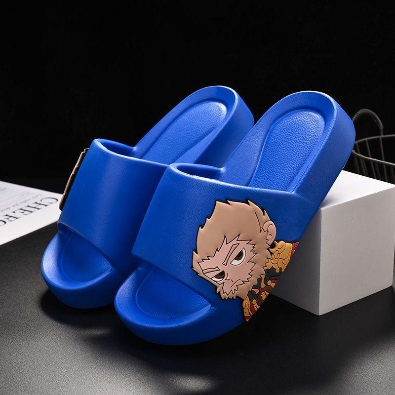 Comfortable And Lightweight Children's Slippers Featuring Black Myth Wukong Design For Indoor And Outdoor Use