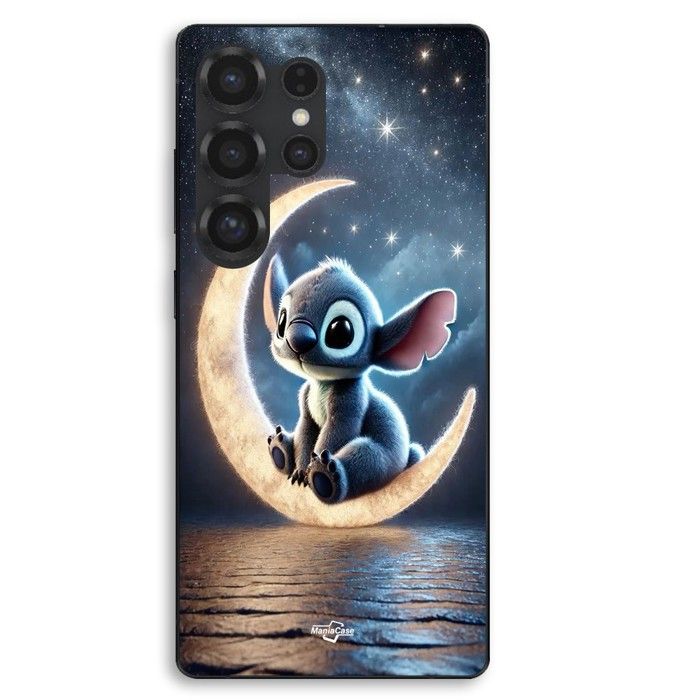 Coque Pour Samsung Galaxy S25 Ultra Stitch lune nuit étoilée Maniacase