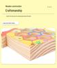 Montessori Bee House Wooden Toy: Enhancing Toddler Hand-Eye Coordination, Brain Development, and Color Recognition