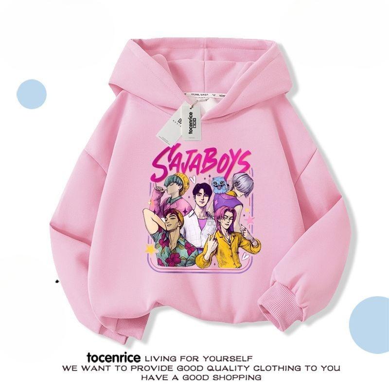 Children's Fashion Witch Hunt Team Hoodies, Spring and Autumn Boys' and Girls' Casual Long-sleeved Hoodies
