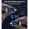 UT01C Type C Tester 4V-30V 12A Voltmeter Ammeter TYPE-C Fast Charge Detection Trigger Capacity Measurement Ripple Measurement