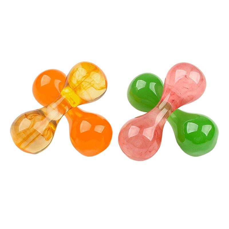 Resin Knucklebone Rotate Decompression Toys Finger Exercise Tool Finger Relaxation Massage Anti Stress Hand Acupoint Massager