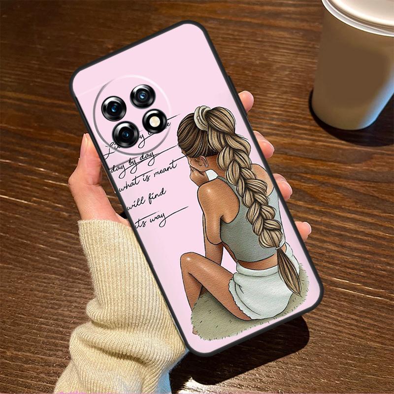 Familie Mom Girl Women Case For OnePlus Nord CE 3 Lite 2 2T N10 N20 N30 N100 N200 8T 9R 10R 10T 9 10 Pro 11 Cover