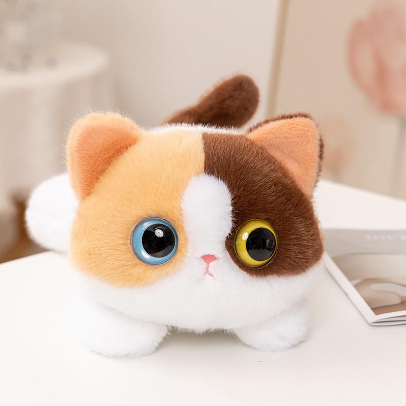 Cat Plush Toy With Soft Polyester Filling For Bedroom Decor And Gifts