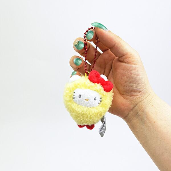 Sanrio Hello Kitty Food Costume Plush Keychain