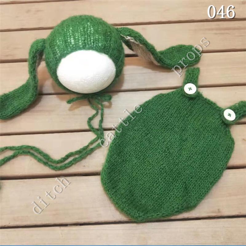 Newborn Photography Props Mohair Shorts Rabbit Big Ear Hat Studio Clothing