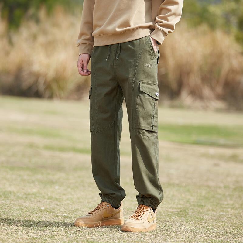 JEEP Men s Loose Fit Outdoor Multi-Pocket Cargo Pants XL