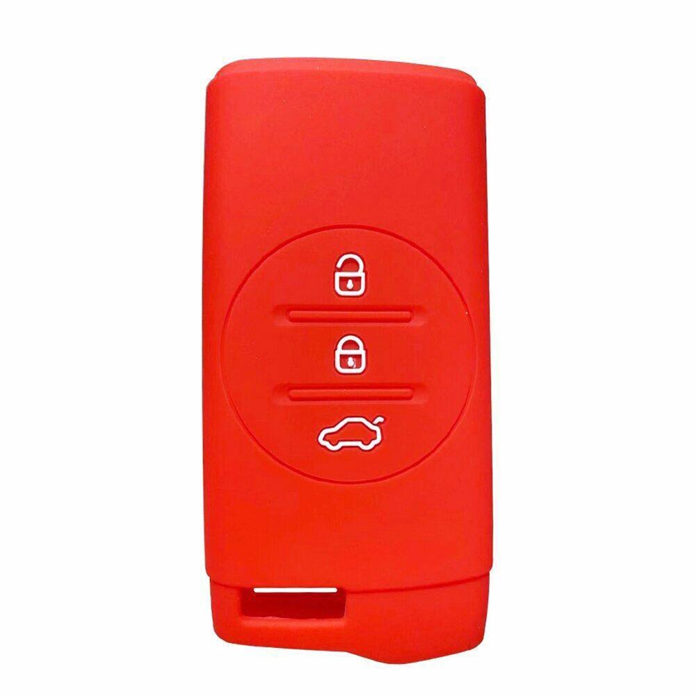 Silicone 1x Car Key Cover Soft Waterproof Wear-resistant