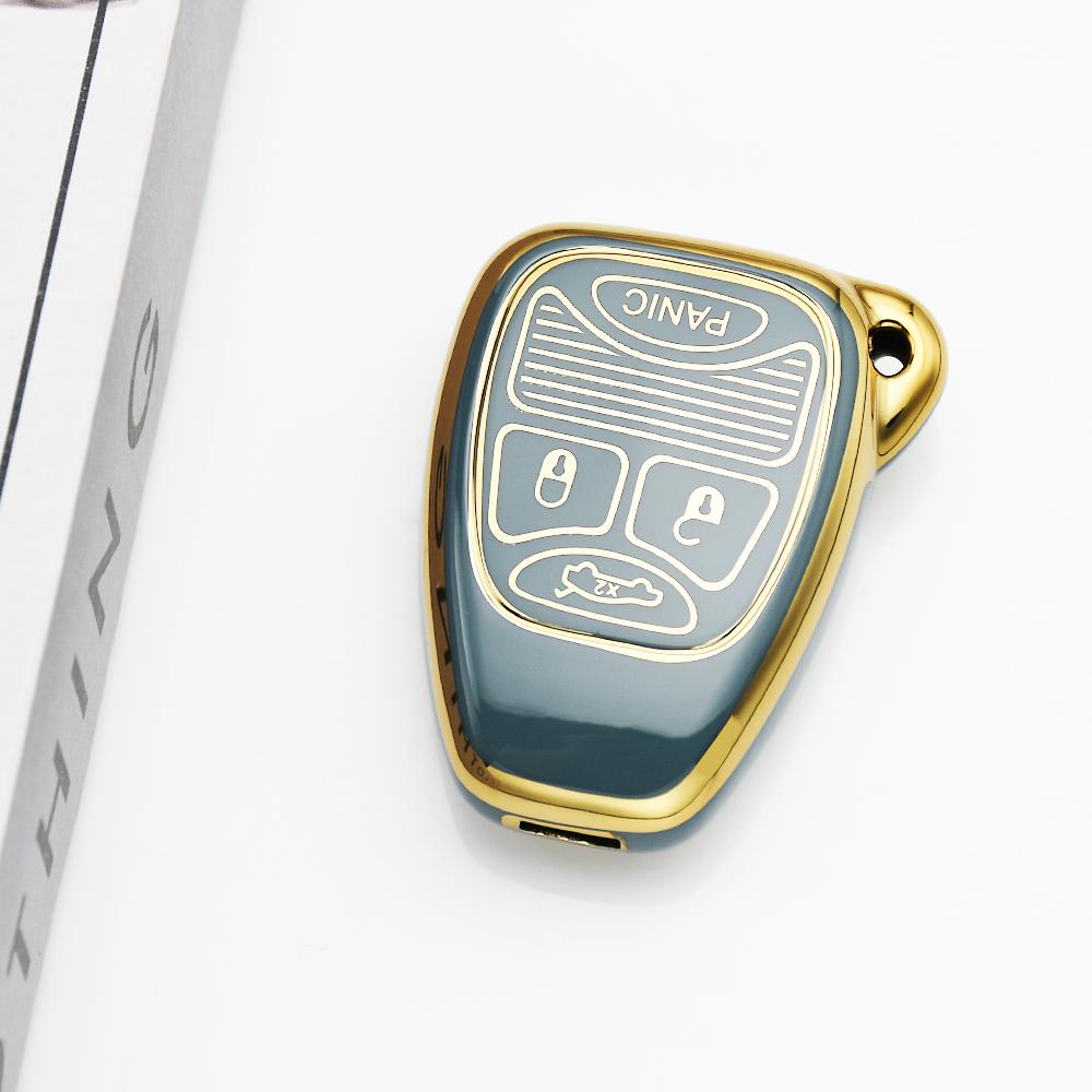 Car Key Case Cover For Dodge Charger Commander Grand Cherokee Jeep Chrysler 300C Avenger Sebring Chrysler 200 Aspen Shell Fob