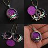 2pcs New Colorful Aromatherapy Necklace Vintage Flower Butterfly Tree Owl Essential Oil Diffuser Necklace Perfume Lockets Pendants