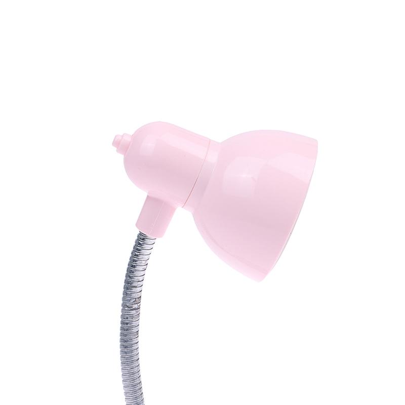 1Pc Mini Led Clamp Reading Lamp Night Lights Read Bedside For Bedroom Study Clip Design Home Portable Book Clip Lamp