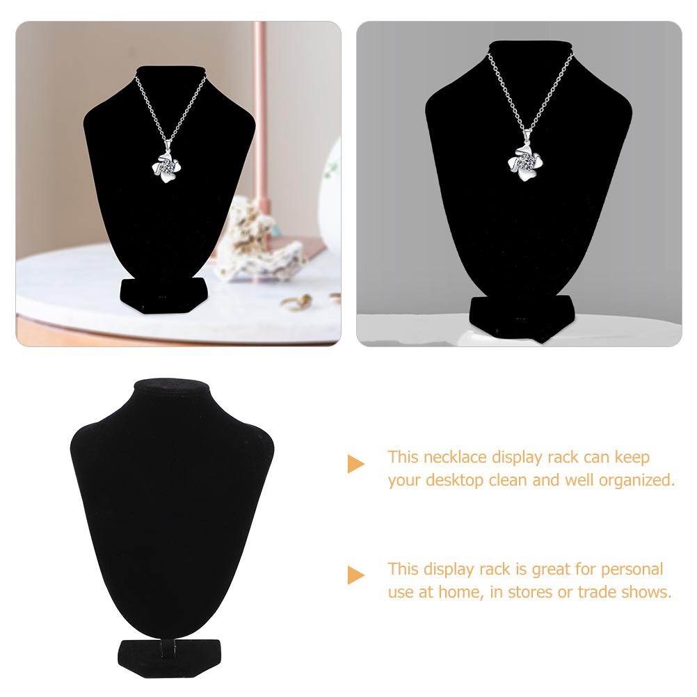 Cabeça Retrato Pescoço Modelo Jóias Suporte Vitrine Espelho Colar Exibição para Venda Suporte Boutique Suprimentos Adereços Busto