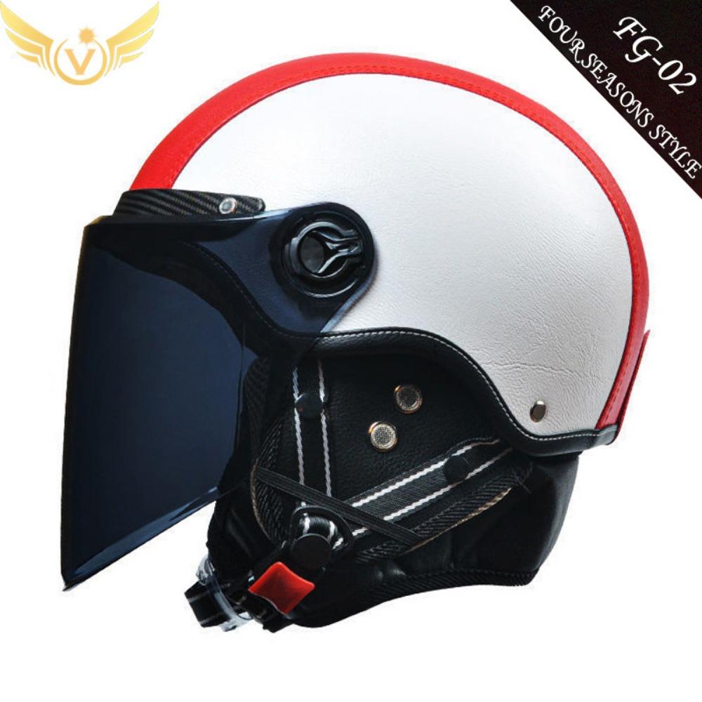 

Electric car helmet men and women four seasons winter models warm and cold helmet