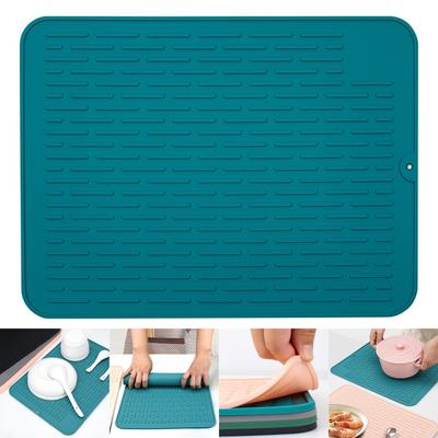 Tappetino Asciugapiatti 40cm X 30cm Multifunzionale Antiscivolo