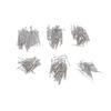 410PCS Cotter Pin Assortment Kit In 6 Different Sizes Galvanized Steel Heavy Duty Straight Shaped Hardware Pins for