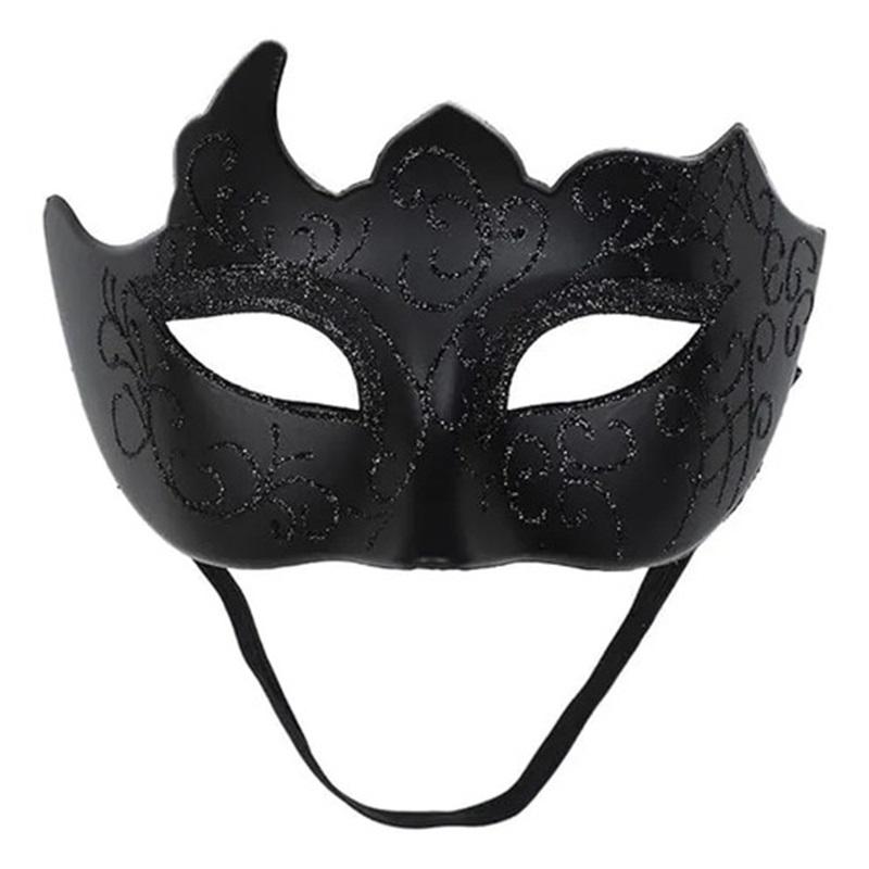 Black Venetian Mask Masquerade Mask Venetian Mask