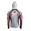 Mens Quick-Dry UV Protection Fishing Shirt With Hooded Collar Outdoor Angling Summer Fall Sports Cycling Jersey