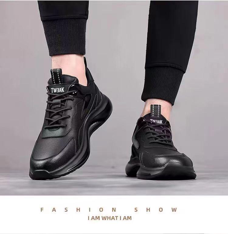 Men's Versatile Autumn/Winter Casual Sneakers - Comfortable, Dirt-Resistant Cotton Shoes