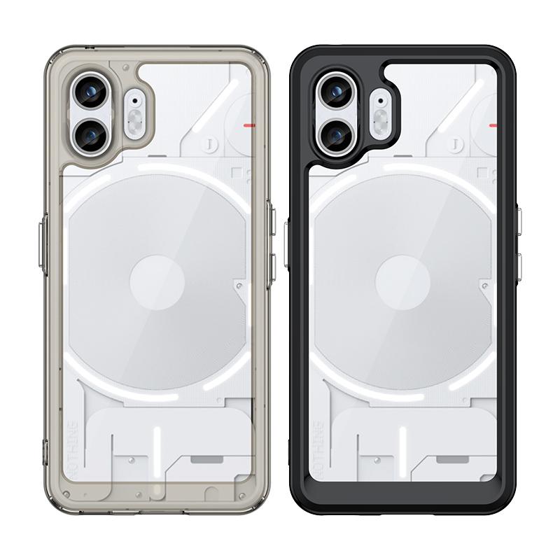 For Nothing Phone 2 Case Luxury Silicone Clear Bumper Shell Nothing Phone2 Case TPU Border Shockproof Case Nothing Phone 2 Cover