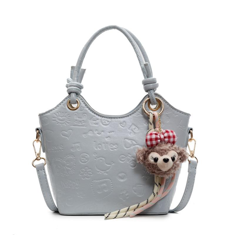 Korean Niche Fashion Cute Embossed Portable Vegetable Basket Bag Women's Spring Fashion Versatile Commuter Messenger Bag